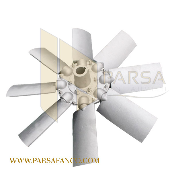 Axial impeller for aluminum casting 